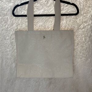 Victoria's Secret Cream Floral Tote